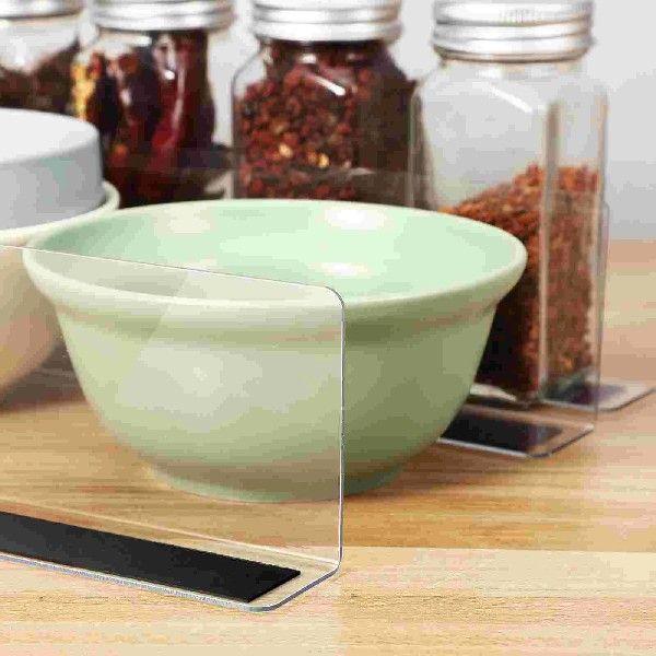 5 Pcs Commodity Divider Supermarket Shelf Organizer with