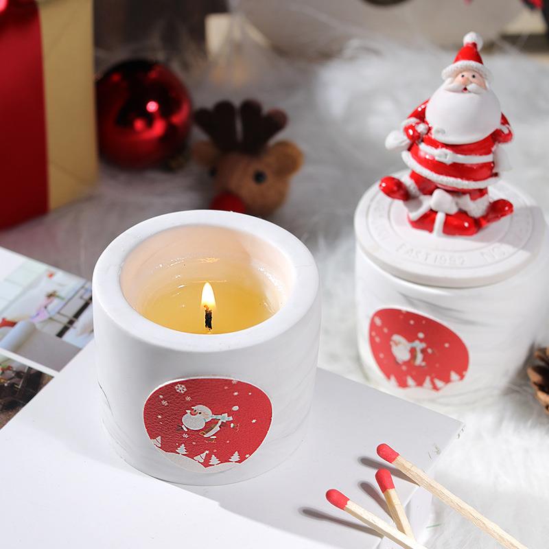 Scented candles for Christmas Santa Claus holiday giftcandle