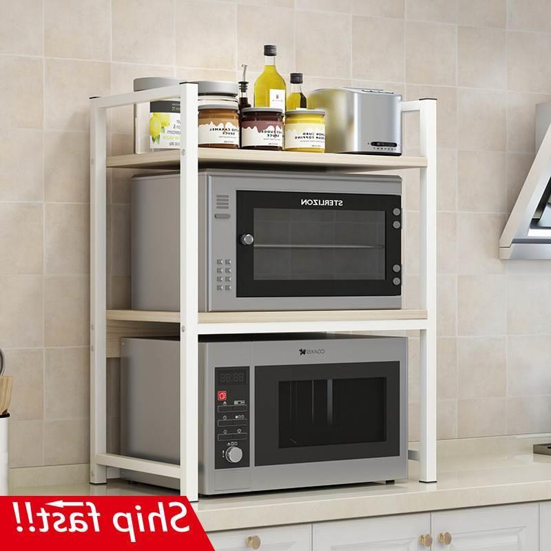 toaster tray stand microwave oven rack Kitchen shelf微波炉架
