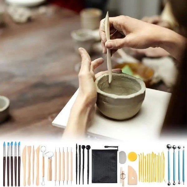 Clay Carving Tools Ceramic Making Set Adults Pottery Kit