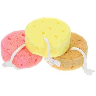3 Pcs Bath Sponge Shower Supplies for Women Kids Body Wash
