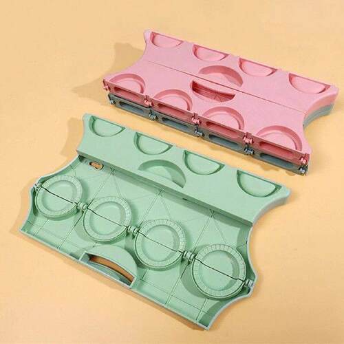 8 Grids Kitchen PP Dumpling Maker Mould Rapid Production