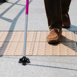 Rotating Four Base Foot Rubber Tip Cover Cane Crutch corner