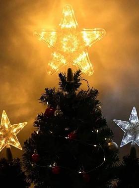 Christmas Tree Topper Star Lights Xmas Tree LED Star Night L