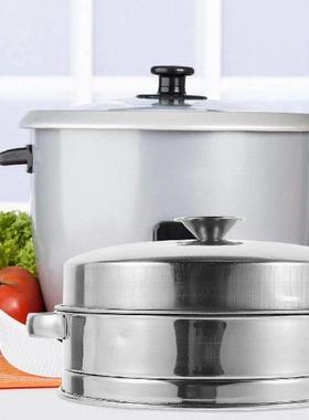 Binaural Steel Bottom Steaming Rack Basket for Vegetables