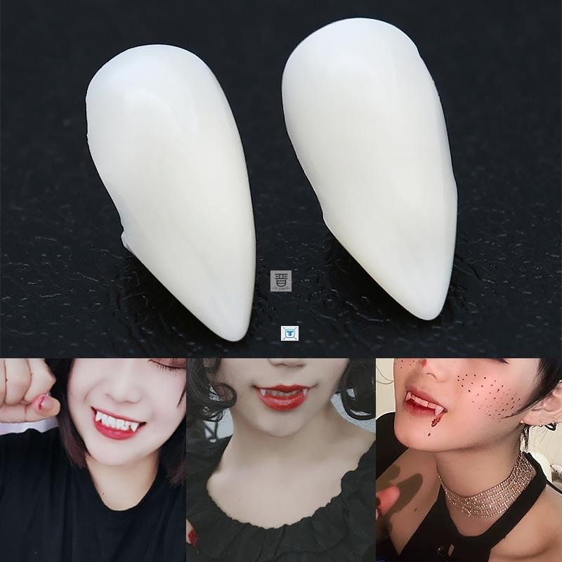 Party Halloween Resin Vampire Teeth For Kids Cosplay