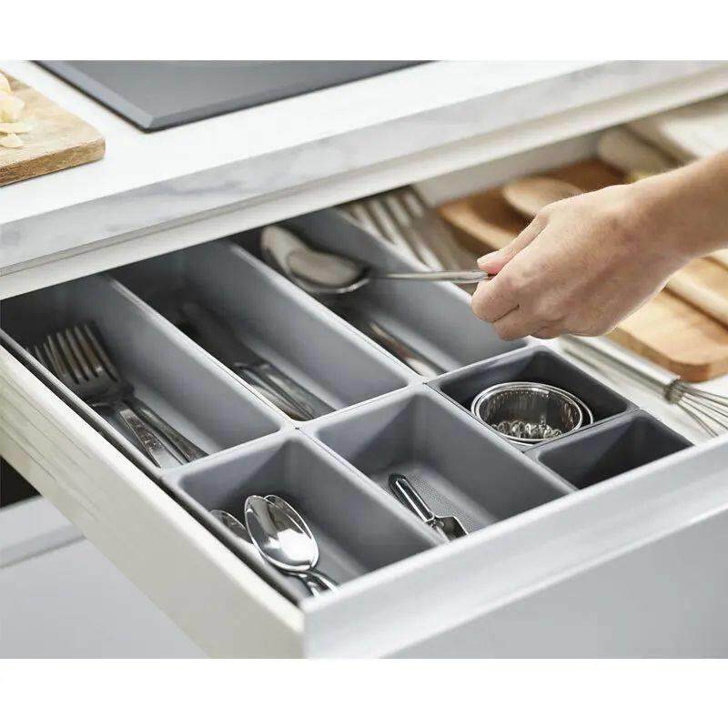 7pcs Drawer Kitchen Storage Box Cutlery Organizer Free Combi