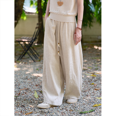 SeamsSense慵懒感宽松阔腿长裤