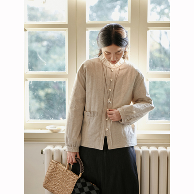 SeamsSense正反两穿绗棉衬衫