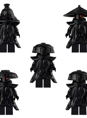 适用乐高幻影忍者元素大师积木人仔封禁五人组库尔德里克斯玩具