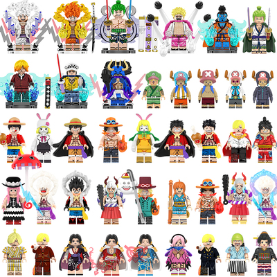 兼容国产海贼王积木人仔路飞乔巴山治大和索隆乌索普娜美拼装玩具
