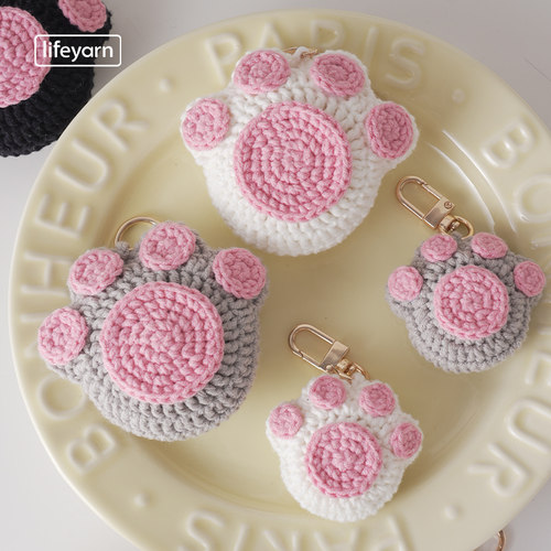 LIFEYARN张小昕猫爪挂件毛线