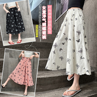 女童裤裙套装夏季薄款2025新款儿