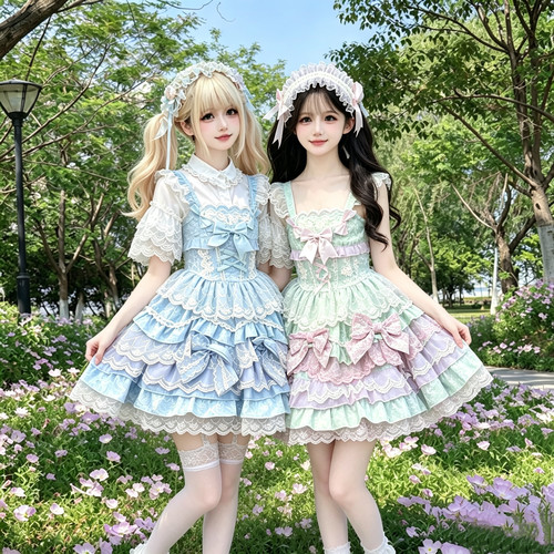 女童洛丽塔甜美lolita洋装芭蕾风