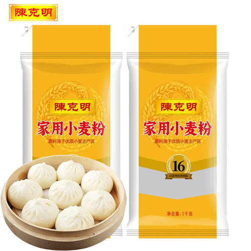 陈克明中筋面粉家用小麦粉1kg
