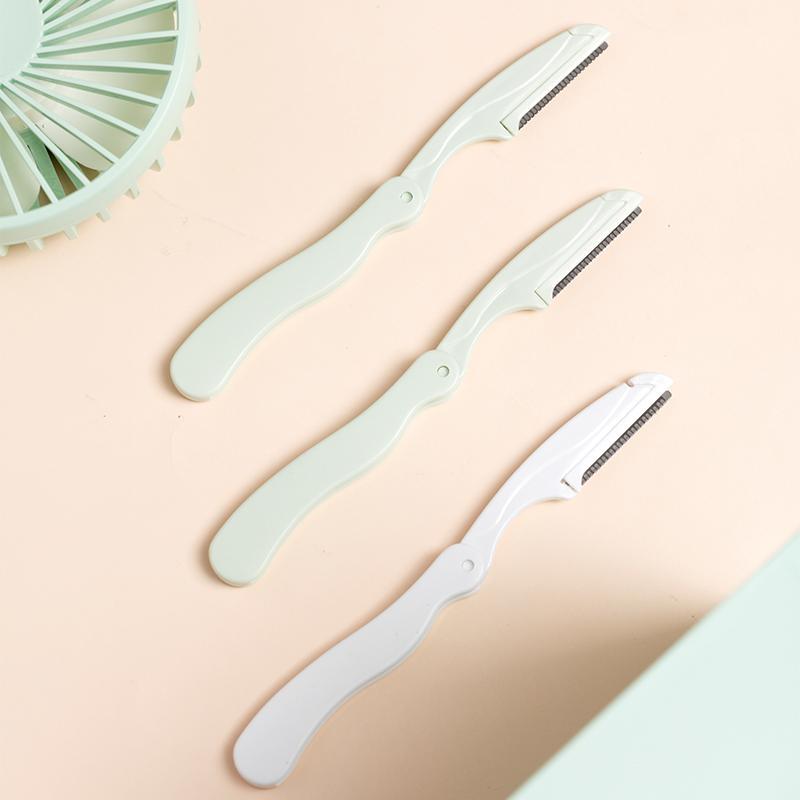 MINISO/名创优品 清新3支装修眉刀折叠式便携不锈钢女士学生正品图片