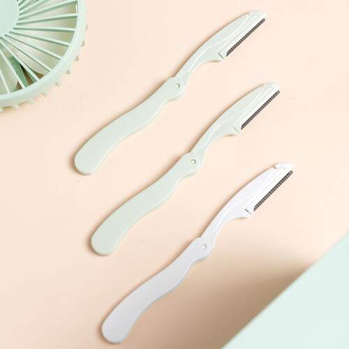 MINISO/名创优品 清新3支装修眉刀折叠式便携不锈钢女士学生正品