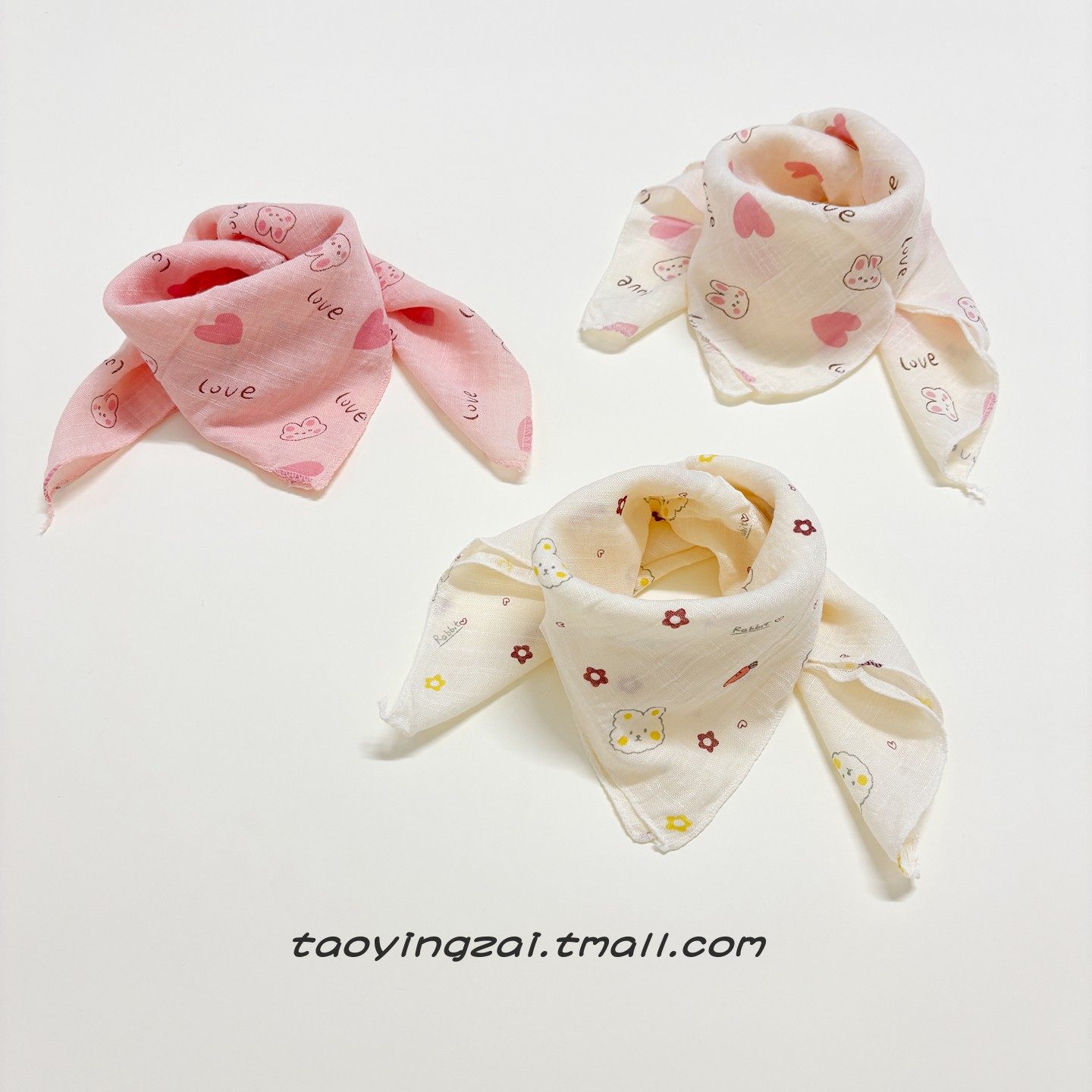 婴儿围脖春秋冬季可爱甜美口水巾