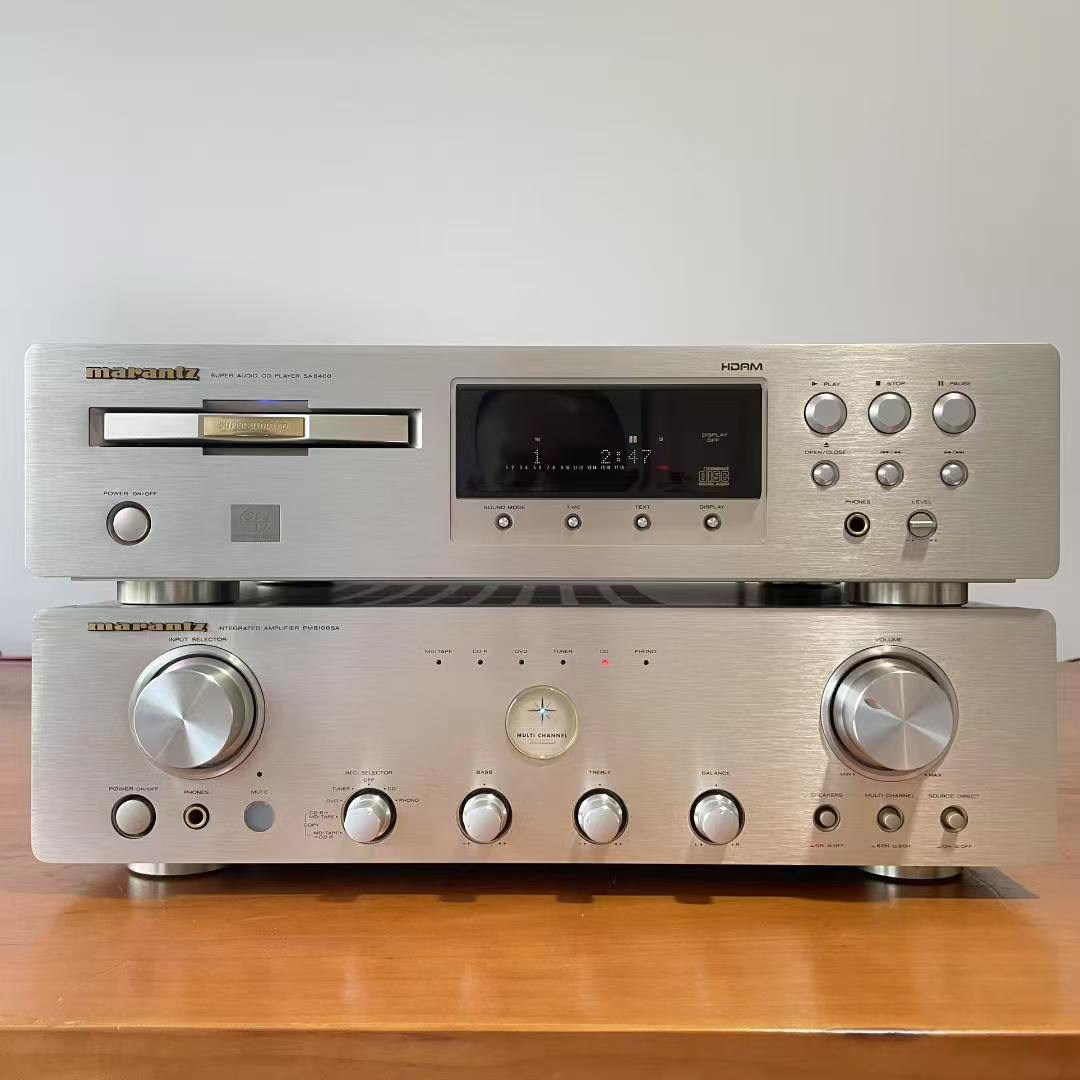 二手马兰士PM8100SA功放+8400SA CD机一套原装进口100V