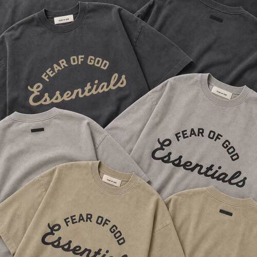 正品essentials短袖t恤男女SS26