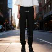 essentials裤 子长裤 男女加绒反光fog复线卫裤 正品 束脚裤 FW19潮牌