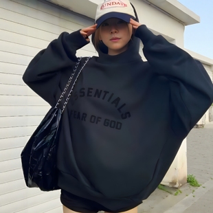 外套潮 男女FOG复线玄青黑SS23长袖 官网正品 essentials卫衣连帽衫
