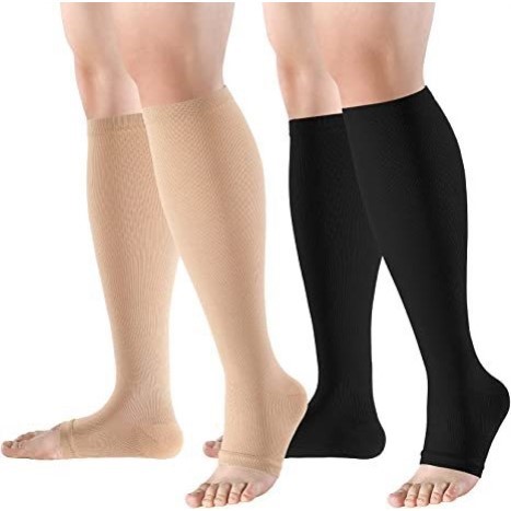 Compression Socks S-XXL Medical Prevent Varicose Ve Toeless