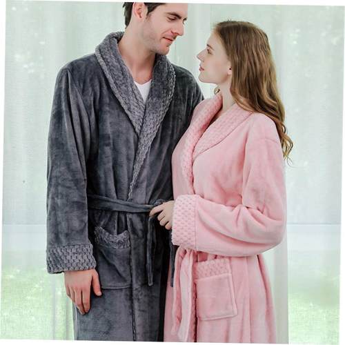 特价浴袍情侣款睡衣 winter pajamas gown women men bathrobe