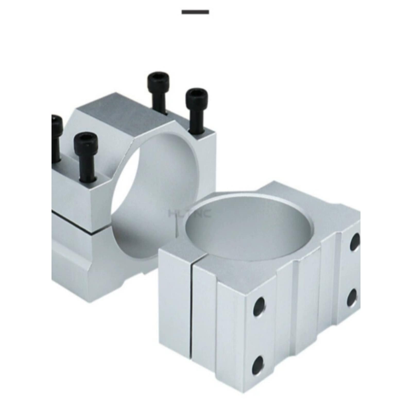 Zhong da雕刻机配件铝合金主轴主轴电机座夹具固定支架20mm-60mm