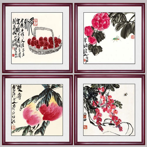 中式风沙发背景墙走廊过道装饰画