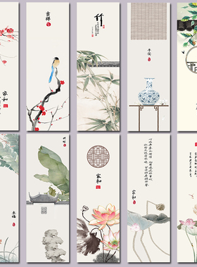 中国风玄关花鸟壁画装饰画芯