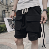 DK18/特P58控88夏社会小伙痞帅工装休闲卫裤百搭宽松短裤男黑首1，男装牛仔裤，星座305B