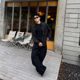 2025新款春秋季肌理感通勤长袖衬衫轻奢韩系百搭外套S101/P58控78，男装衬衫，星座305B