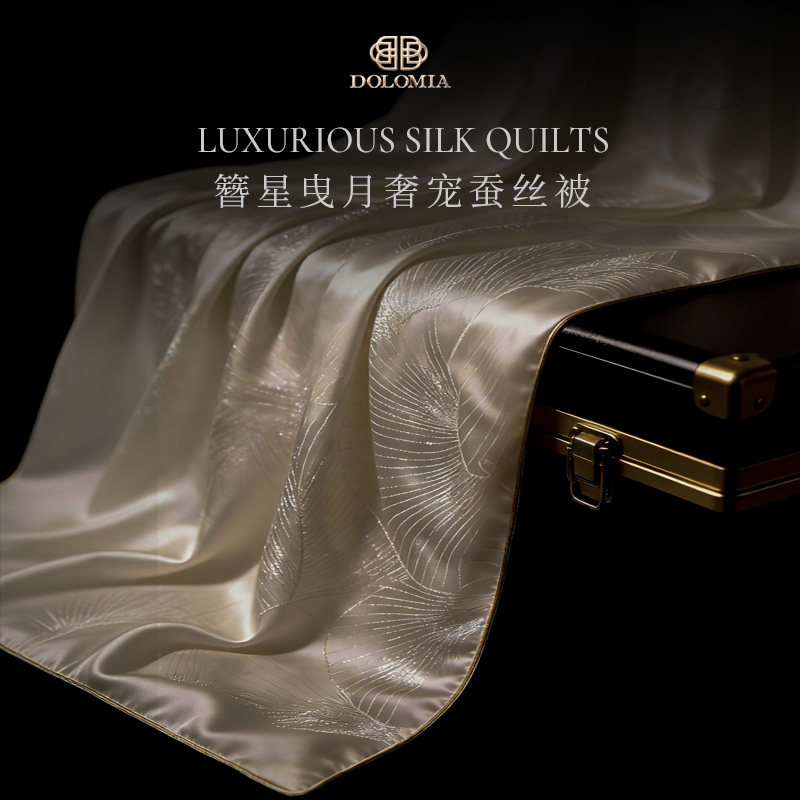 【26新品】dolomia簪星曳月蚕丝被100桑蚕丝暖气春秋被官方旗舰店,床上用品,蚕丝被,淘宝优惠券,粉丝福利购,淘宝优惠卷