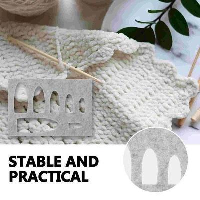 Wool Felt DIY Needle Template Unique Tool Craft Grey