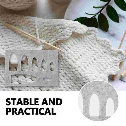 Wool Felt DIY Needle Template Unique Tool Craft Grey