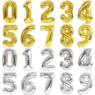 Number number Digit balloon Helium inch