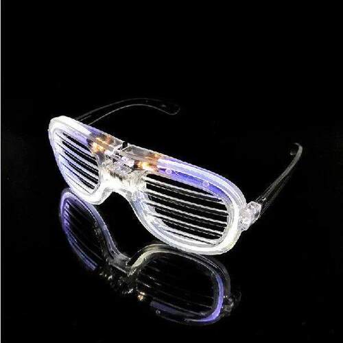10pcs Kids Adult Wpmen LED Light Up Glasses Shutter Glow