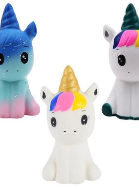 Jumbo Kawaii Popcorn Unicorn Cake Squishy Donut Fruit Squish