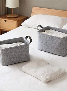 Felt basket, as laundry basket or for storing toys毛毡布收纳