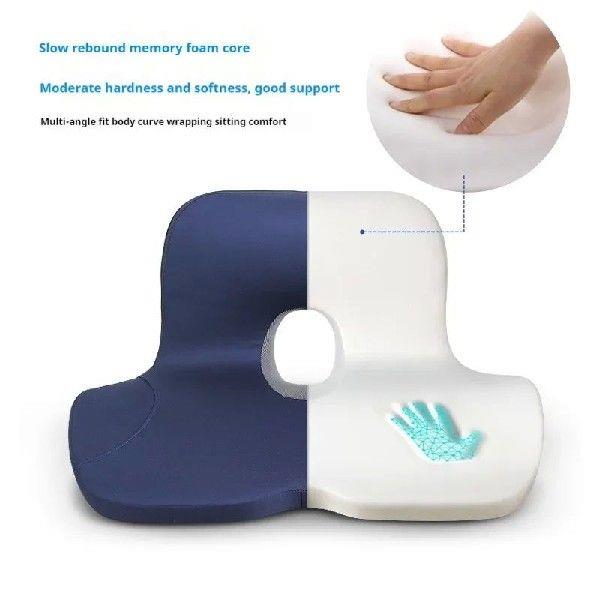 L-Shaped Integrated Office Chair Seat Cushion Memory Foam
