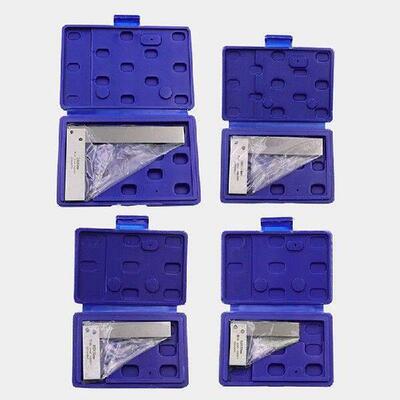 High-Precision Carbon Steel L-Shaped Angle Ruler 90° Right