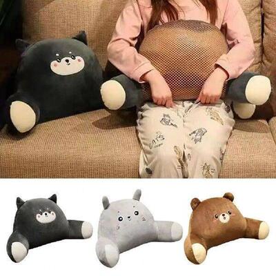 Stuffed Pillow Toy Back Cushion for Room Cute Plushie