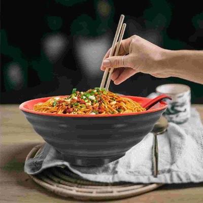 Ramen Bowl Set Japanese Delicate Noodle Bowls Salad Large