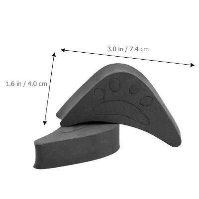 6 Pair Shoe Filler for Too Big Men Toe Plug Adjustment Pad