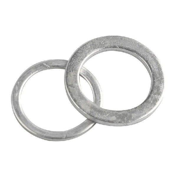 20/100Pcs Aluminum Washers Gasket set 6x12x1mm 10x14x1mm
