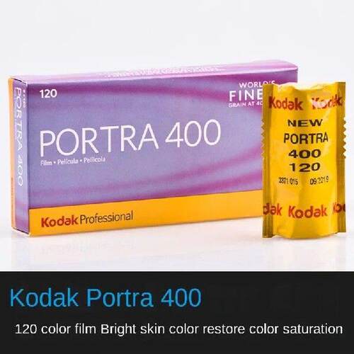 Original 1-10 Rolls Kodak PORTRA 400 turret 120