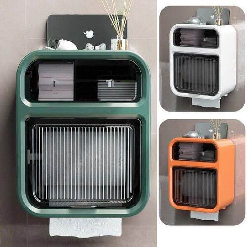 Waterproof Portable Toilet Paper Holder Plastic Paper