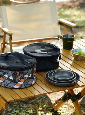 Camping Cookware Storage Bag Waterproof Camp Bowl Cups