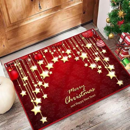 Christmas carpet household door living room bedroom carpet